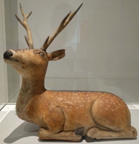 Sacred deer of Kasuga Shrine. Late Kamakura period, 14th centrury.